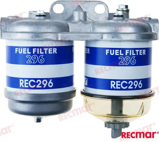 Double Fuel Filter Rec296Twin - Optimal Fuel Cleanliness & Performance