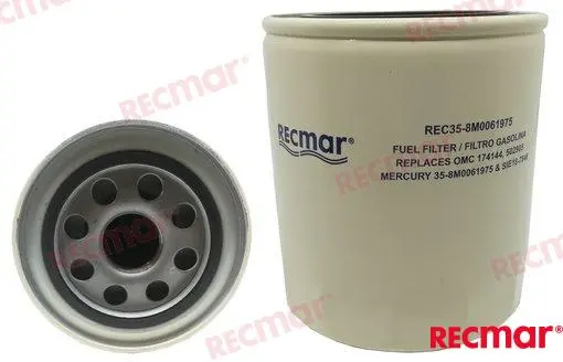 [REC35-8M0061975] Fuel & Water Separator Filter OMC / MerCruiser / Crusader (174144, 502905, 8M0061975, 98041)