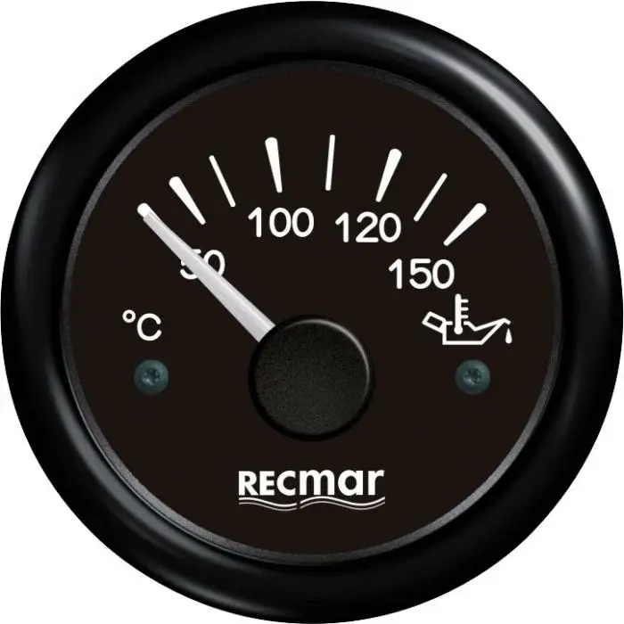 OIL TEMPERATURE Oil Temperature Gauge 50-150ºC Black | Recky14202 | Instrumentation