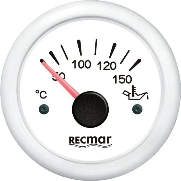 OIL TEMPERATURE Oil Temperature Gauge 50-150ºC White | Recky14305 | Instrumentation