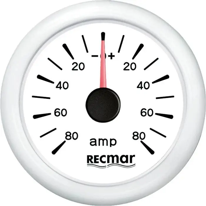 [RECKY06300] AMMETER 80A White Ammeter Recky06300 - Precision Instrumentation Tool