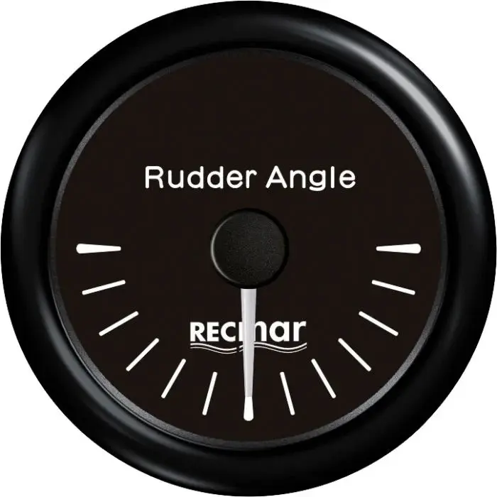 [RECKY09209] RUDDER ANGLE 0/190 R-L Rudder Angle Instrumentation 0/190º R-L Black Recky09209