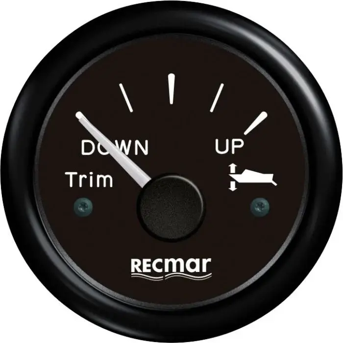 TRIM 0-190 POSITION Trim 0-190º Black Gauge Recky09220 | Precision Instrumentation