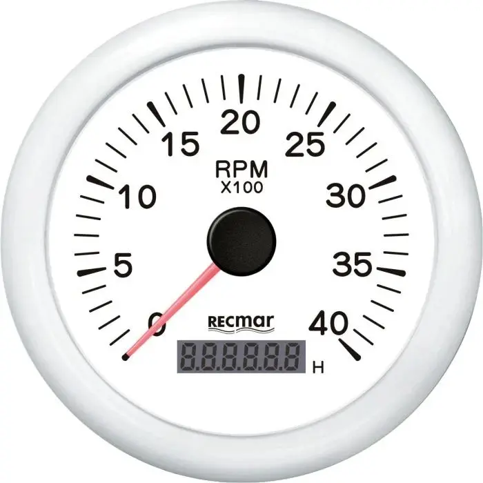 [RECKY07306] TACHOMETER Tachometer 1.0/10.0 0-4000 Rpm White Recky07306 - Precision Instrument