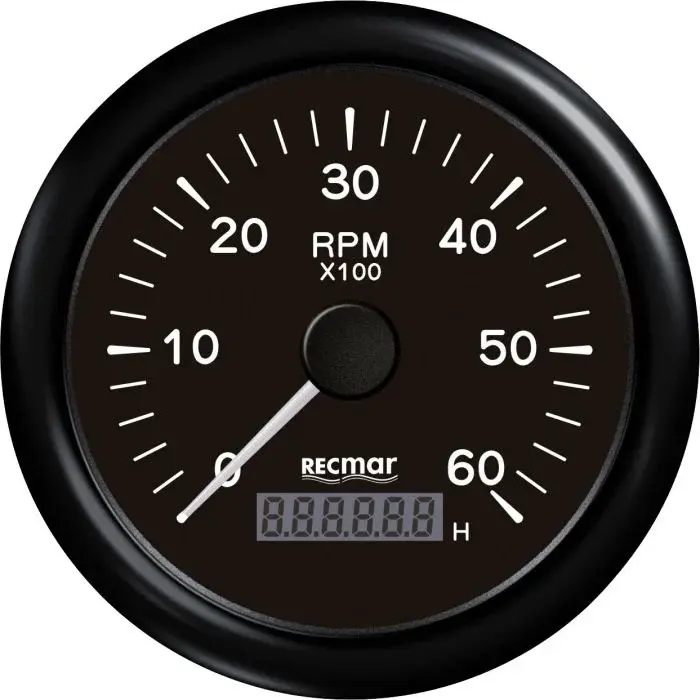 [RECKY07205] TACHOMETER Tachometer 1.0/10.0 0-6000 Rpm Black Recky07205 - Precision Instrument