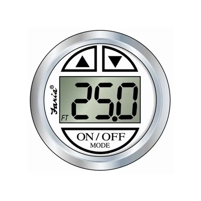 [FA13850] DEPTH SOUNDER Chesapeake Ss White Depth Sounder Ø52Mm - Fa13850