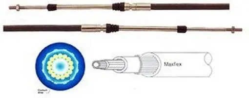 Engine Control Cable 3300C - Length 7  Inches