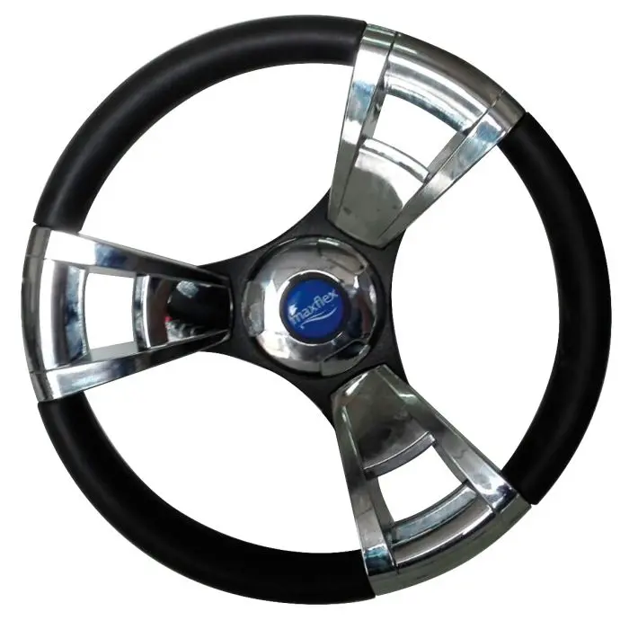 [PREMF33581] 350 Mm Hermosa Chromed Steering Wheel - Premf33581