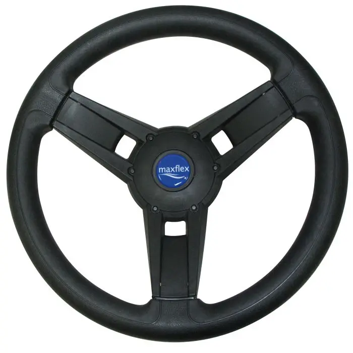 [PREMF34521] Oxnard Black Overmolded Steering Wheel - Premf34521 - 350Mm Diameter
