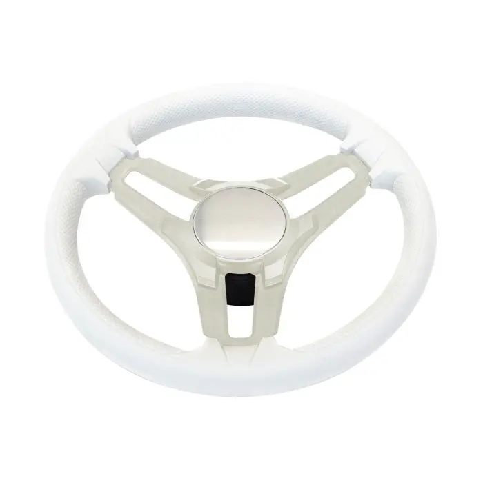 Selva 350Mm White Steering Wheel | Gs41284 | Stylish & Functional