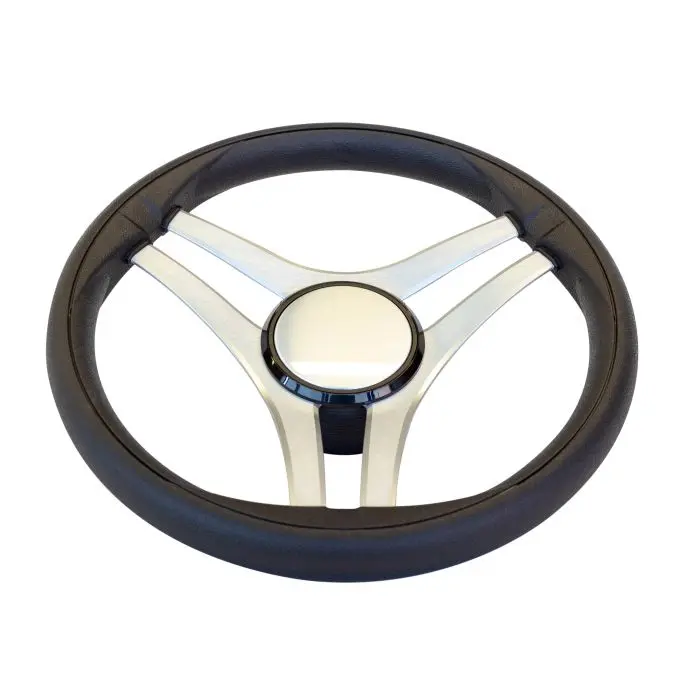 [GS41282] Gussi Molinara 350Mm Black Steering Wheel | Gs41282 | Upgrade Comfort