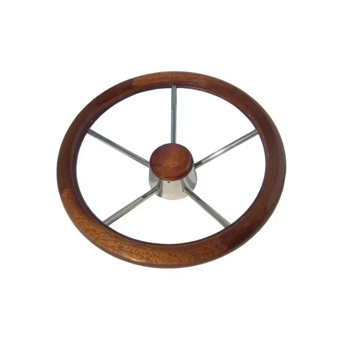 [GS41119] Stainless-Wood Steering Wheel Gs41119 | Stylish & Comfortable Design