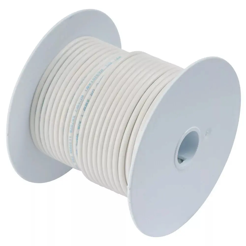 Ancor Tinned copper primary wire 30meter Length, Size AWG14, 2 sq.mm Cross-sectional area, Colour: White
