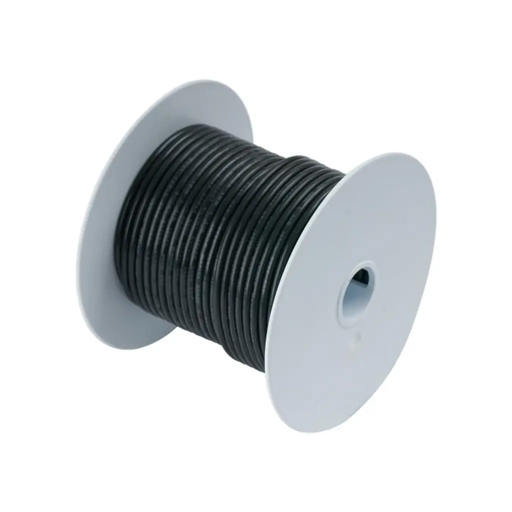 Ancor Tinned copper primary wire 3,6meter Length, Size AWG12, 3 sq.mm Cross-sectional area, Colour: Black