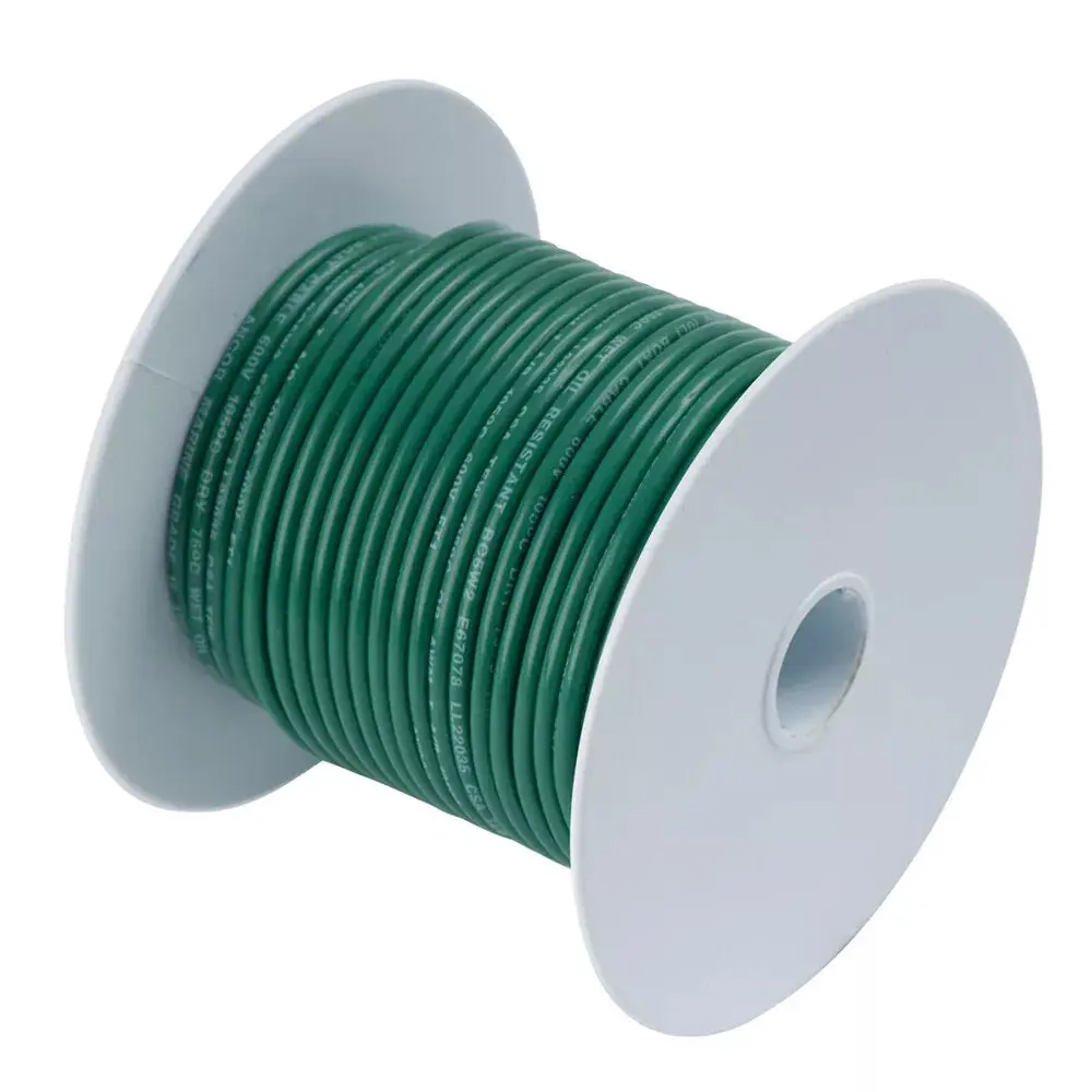 Ancor Tinned copper primary wire 30meter Length, Size AWG10, 5 sq.mm Cross-sectional area, Colour: Green