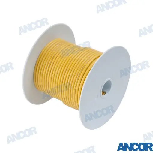 [AM114905] Ancor Tinned copper Battery Cable 15meter Length, Size AWG2, 34 sq.mm Cross-sectional area, Colour: Yellow