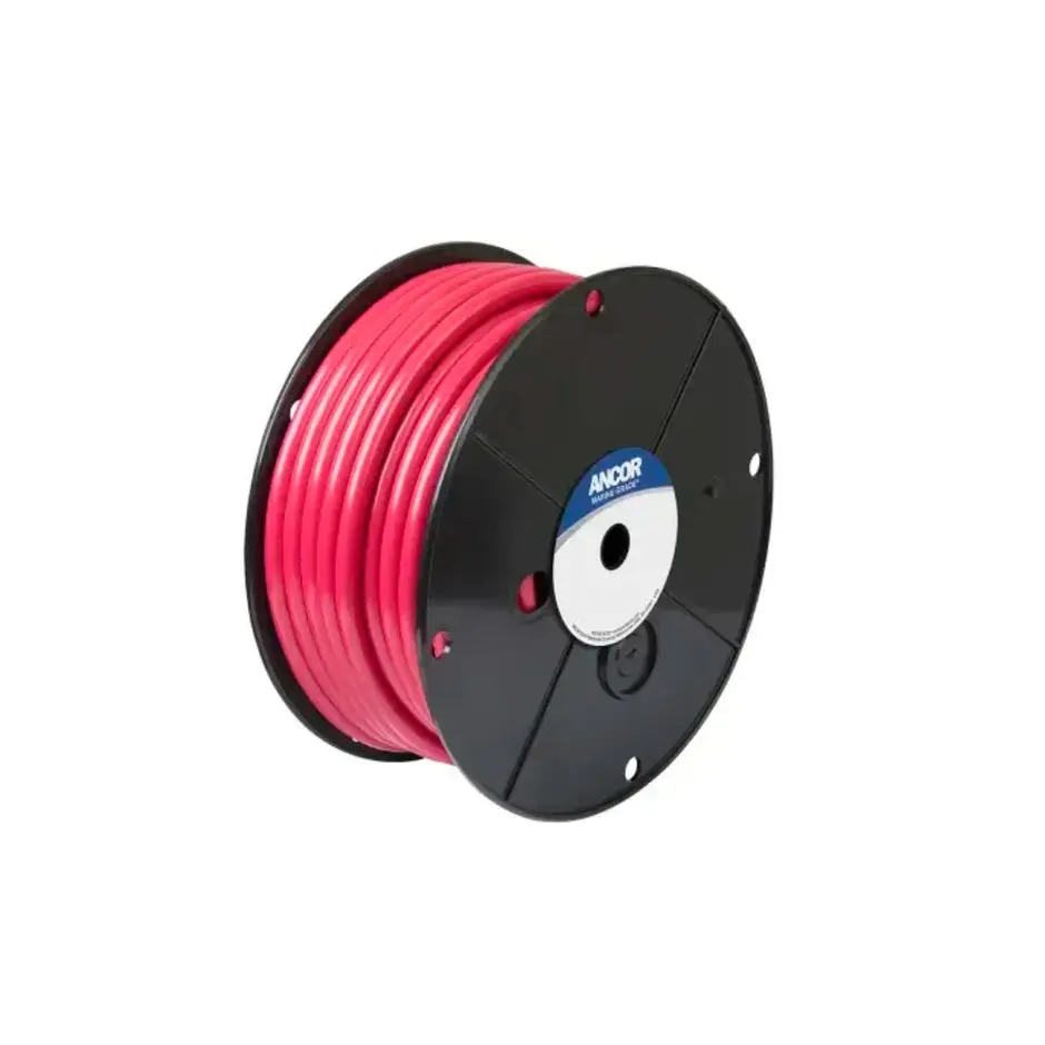 [AM115510] Ancor Tinned copper Battery Cable 30meter Length, Size AWG1, 42 sq.mm Cross-sectional area, Colour: Red