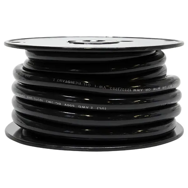[AM116005] Ancor Tinned copper Battery Cable 15meter Length, Size AWG1/053 sq.mm Cross-sectional area, Colour: Black