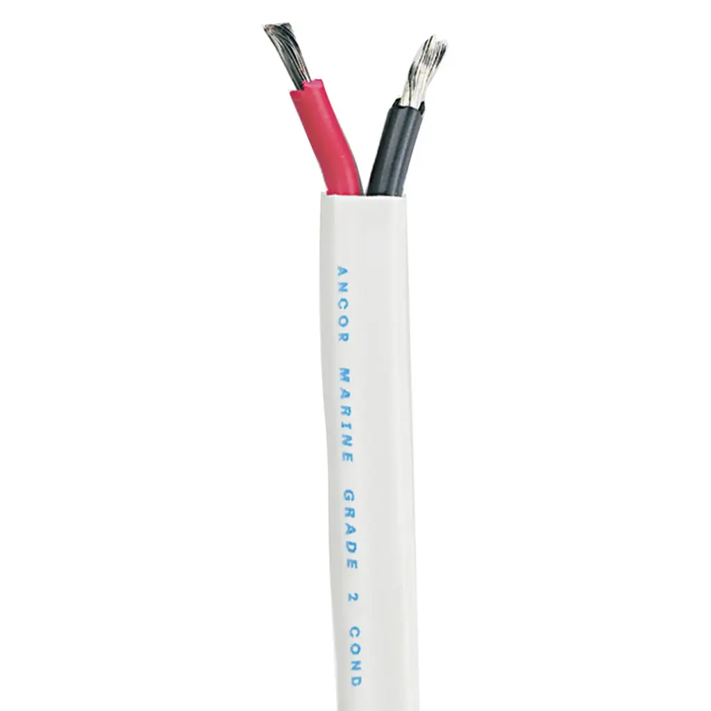 [AM121310] 100' 12/2 Awg Duplex Cable (2X3Mm²) White - Am121310