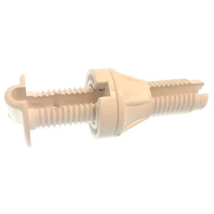 [THTH-CC2] Cea Cap Bulhead Pass-Thru White - Thth-Cc2 | Cable Management Solution Dia 19mm