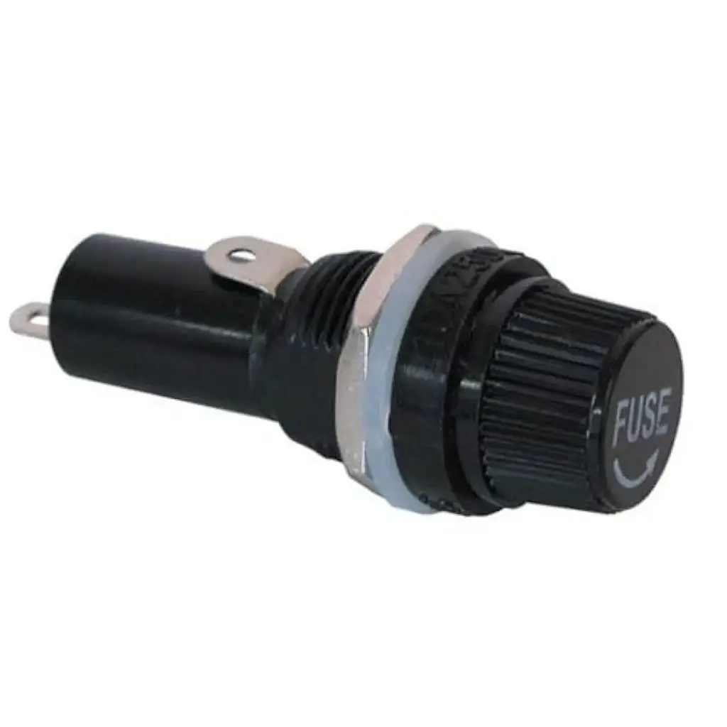 [GS11400] Fuse Holder Round Gs11400 - Durable Electrical Fuse Organizer - 15A