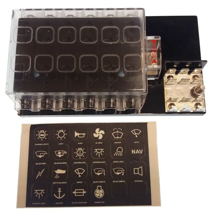 [GS11412] Splashproof Switch Panel Gs11412 - 12 Circuit Electrical Panel