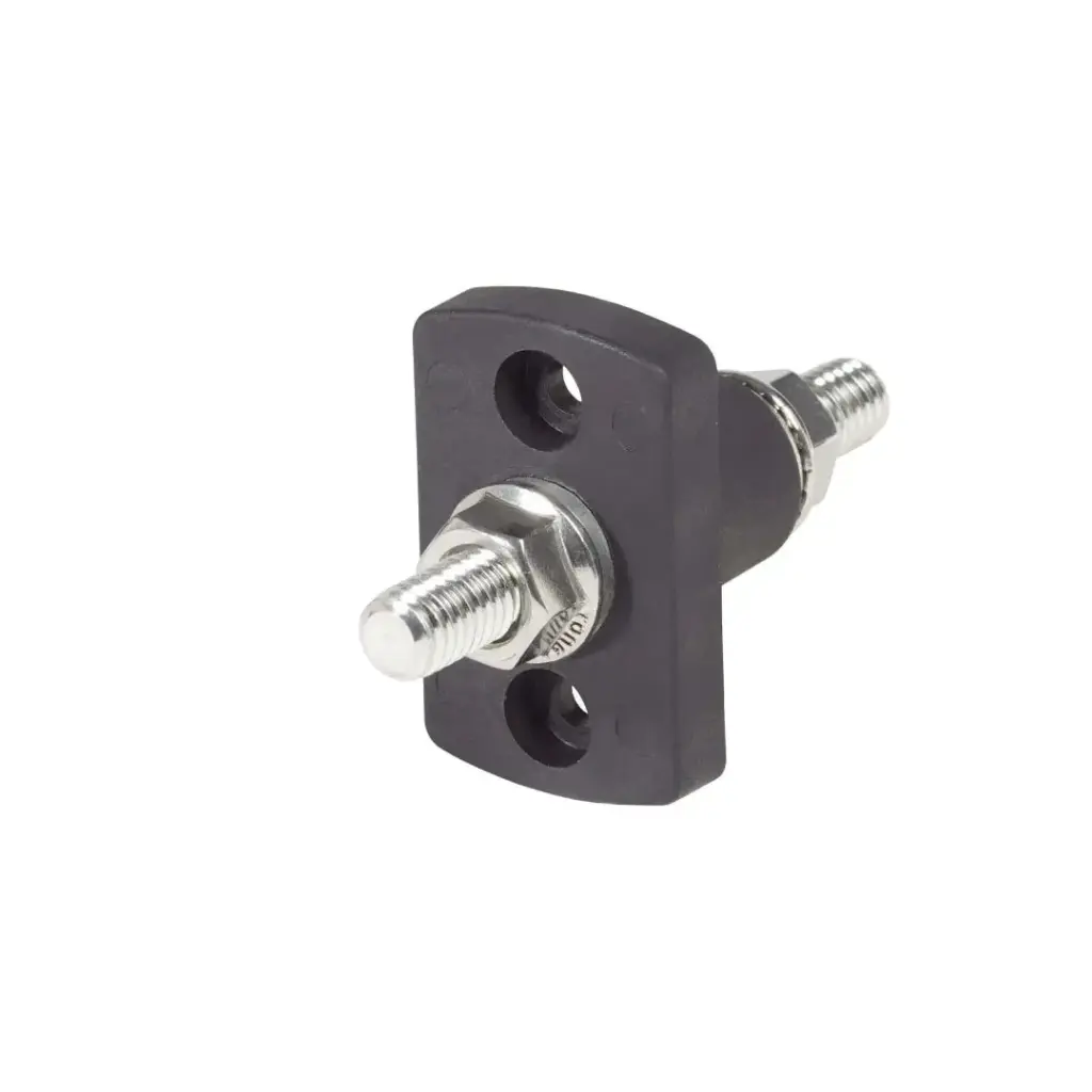 Terminal Feed Through 5/16" Stud Black - Bs2201
