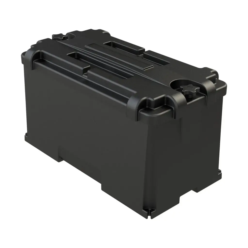 [NOHM408] 4D Battery Box Black Nohm408 - Durable Storage For Batteries