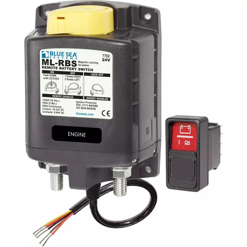 [BS7700] Solenoid Ml Series 350A 12V W/Man Ctrl - Bs7700