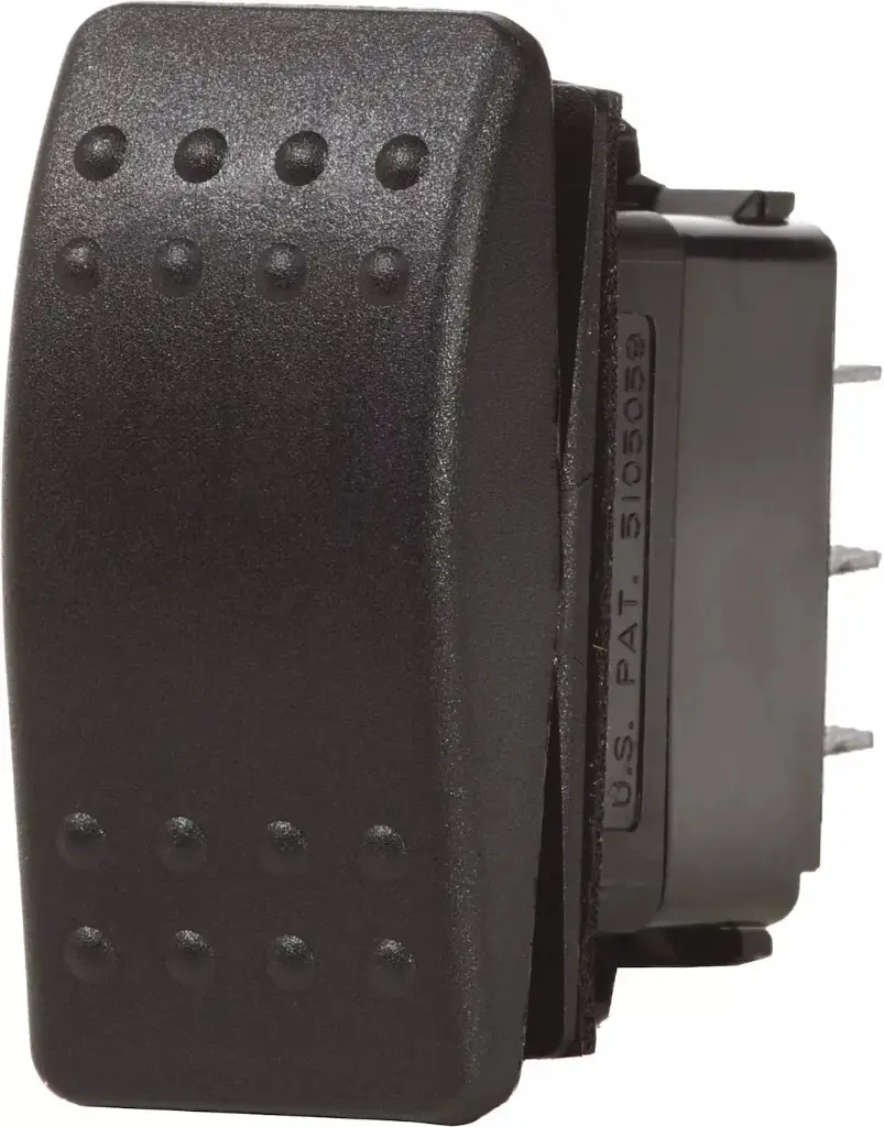 [BS7938] Dpdt On-Off-On Switch Black - Blue Sea Bs7938