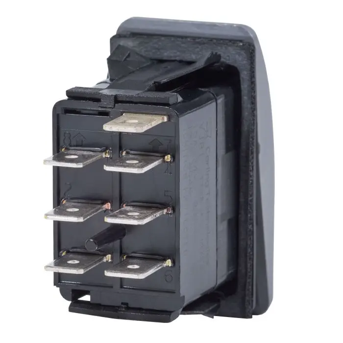 [BS7936] Dpdt On-Off-On Black Switch - Blue Sea Bs7936