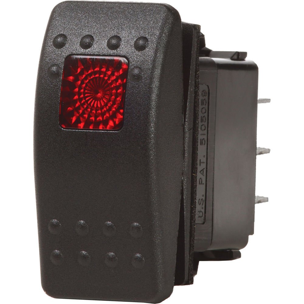 [BS7937] Dpdt On-Off-On Switch - Black, Blue Sea Bs7937