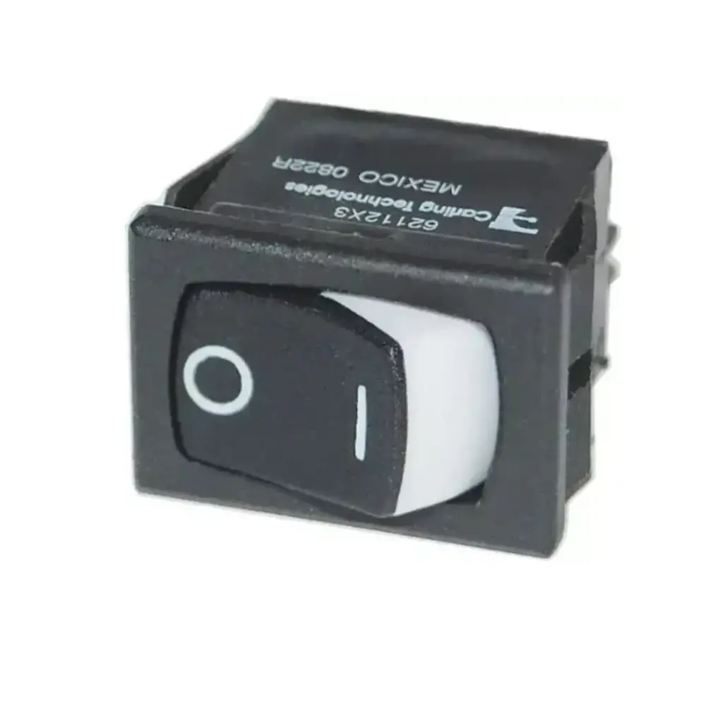 Dpst On-Off Rocker Switch - Poles 2, Bs7490