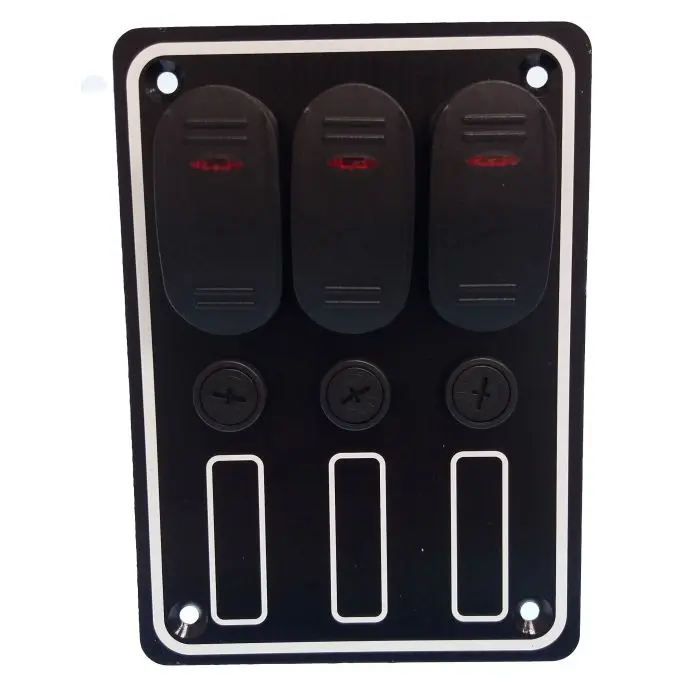 [GS11194] 3 Gang Waterproof Switch Panel Gs11194 - Durable & Versatile