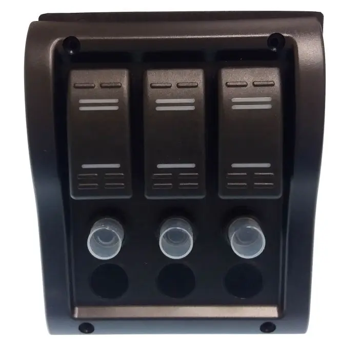 3 Gang Waterproof Switch Panel Gs11176 For Marine & Outdoor Use