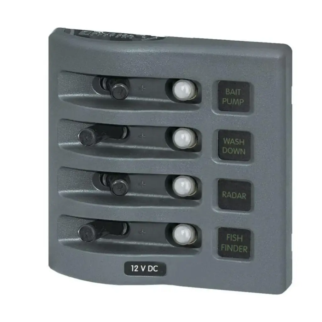 Panel Wd 12Vdc Clb 4 Pos Gray - Bs4374