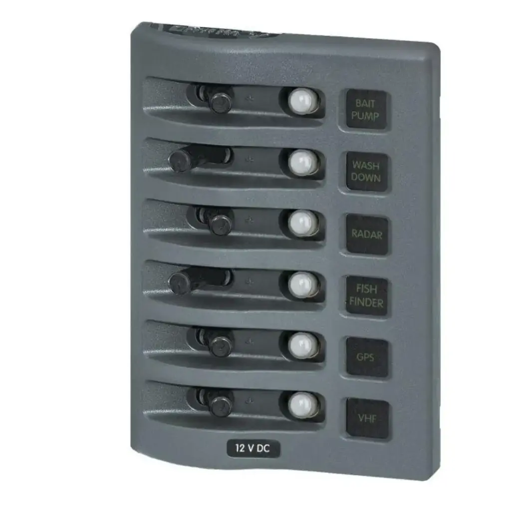 [BS4378] Panel Wd 12Vdc Clb 8Pos Gray - Bs4378