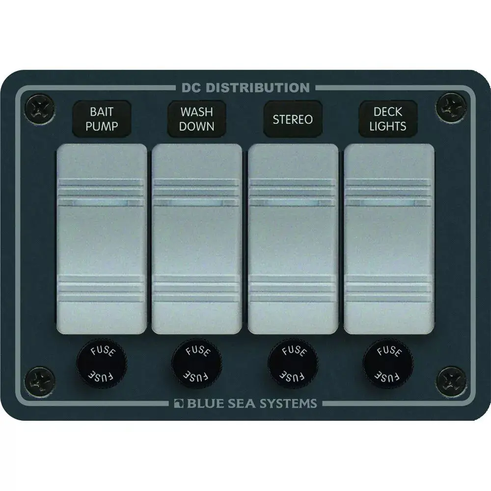 Panel Waterproof 12Vdc 4 Pos Horz - Bs8262