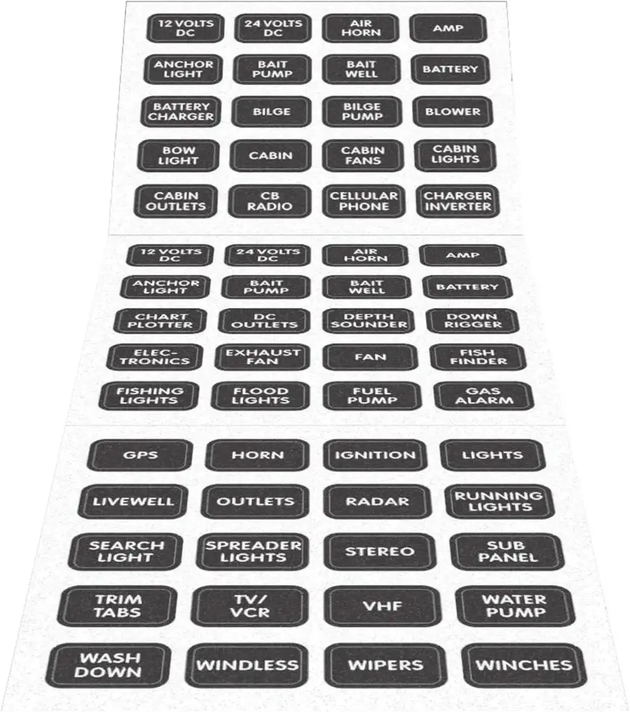 Label Kit Dc Waterproof Compact Black - Bs8214