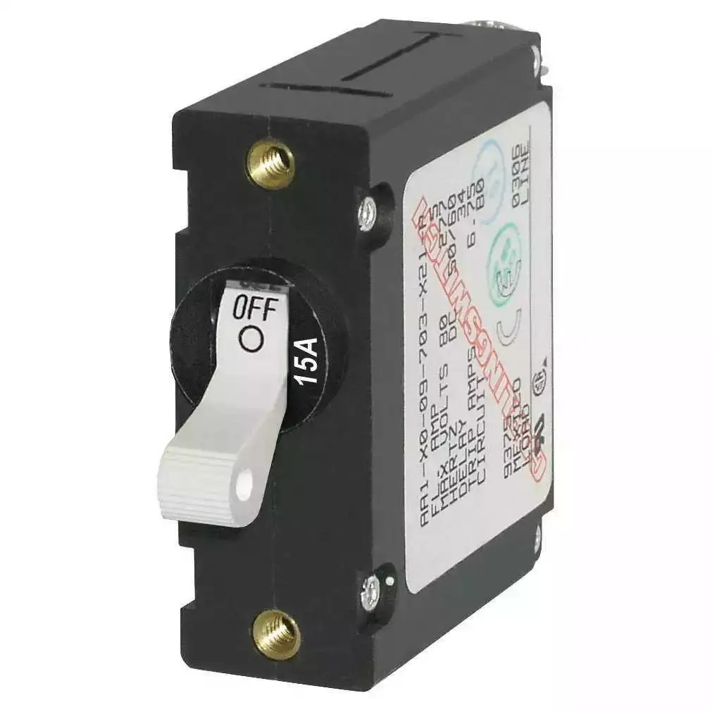 Circuit Breaker Aa1 15A White - Bs7210