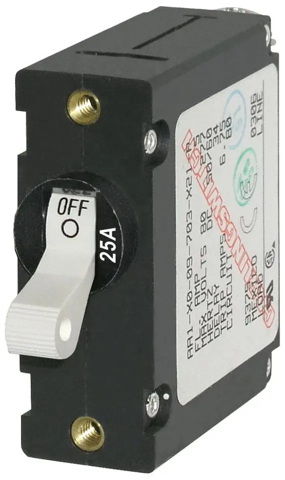 Circuit Breaker Aa1 25A White - Bs7218