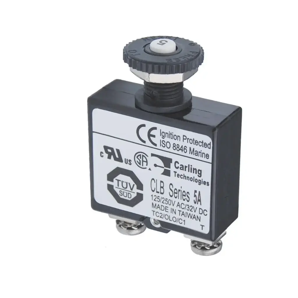 [BS2130] Circuit Breaker Push Button St 5A - Bs2130 By Blue Sea