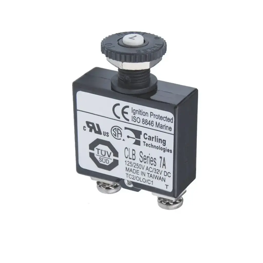 Circuit Breaker Push Button St 7A - Bs2131 By Blue Sea