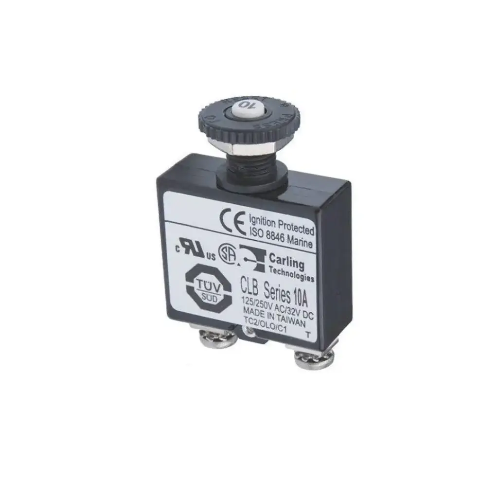 [BS2132] Circuit Breaker Push Button St 10A - Bs2132 By Blue Sea