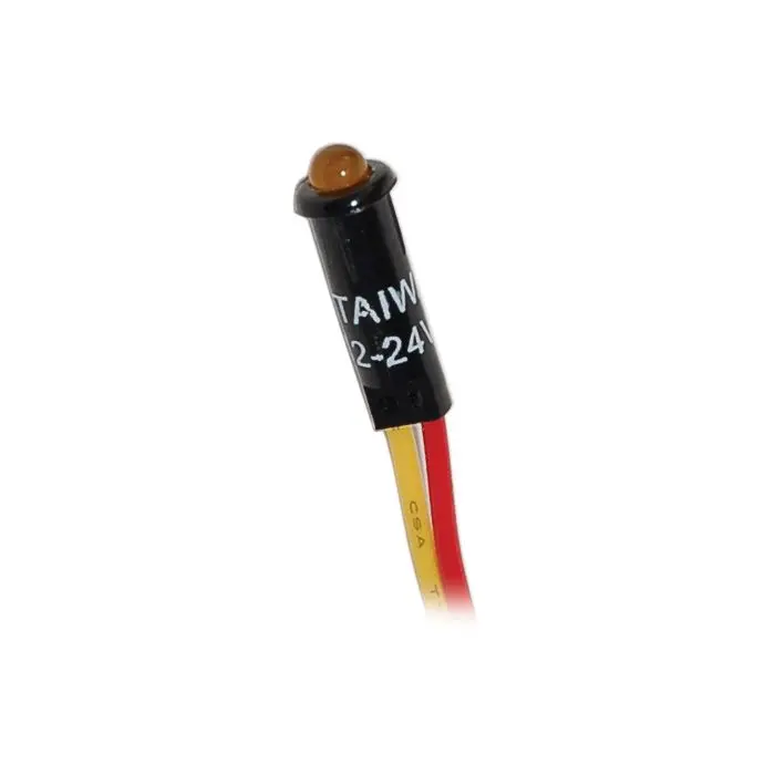 [BS8033] Led Amber 11/64" 12Vdc Light - Bs8033