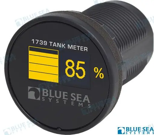 [BS1739] Blue Sea Mini OLED Tank Meter - Yellow