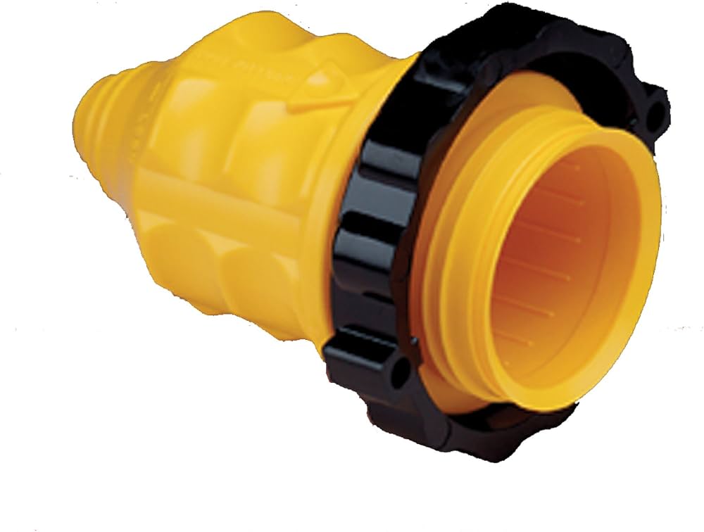 [GS11366] Connector Cover Short W/ Ring 20A/30A Gs11366 | Marinco Goldenship