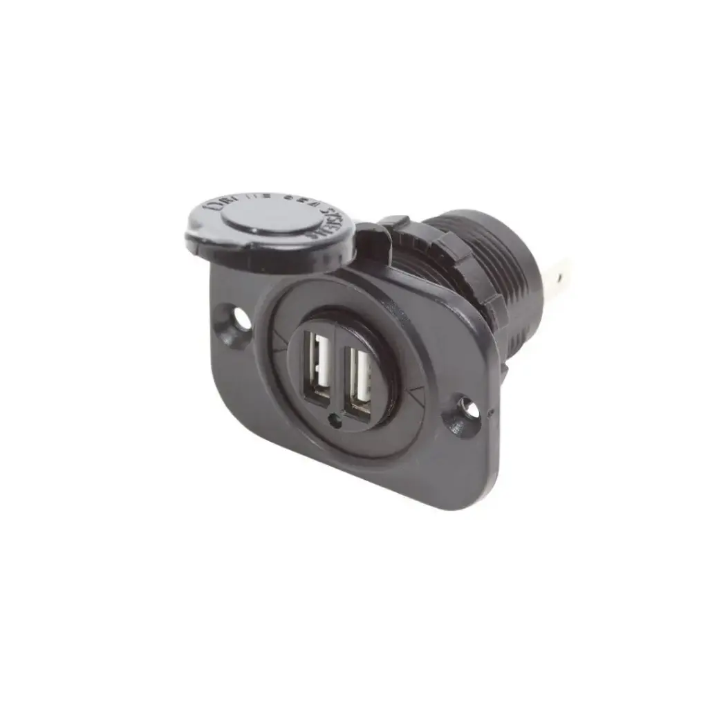 [BS1016] 12Vdc Socket 2Usb Charger 5V 2.1A - Bs1016