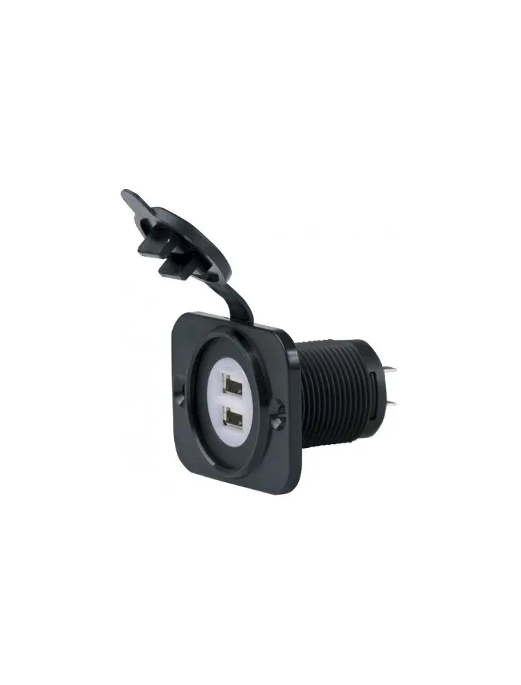 [AM12VDUSB] Dual Usb Charger Receptacle 5V 2.1A Am12Vdusb