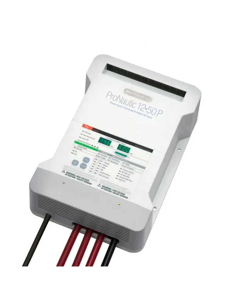 Pronautic 12V 50Amp Battery Charger Pm63150 - 3 Outputs For Marine Use